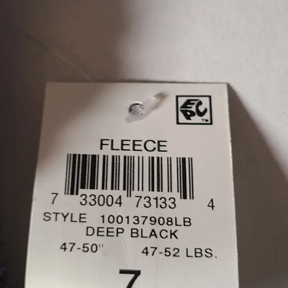 Epic Threads Black and White Checkered Fleece Pullover NWT Size 7 Warm Cozy - Picture 4 of 11